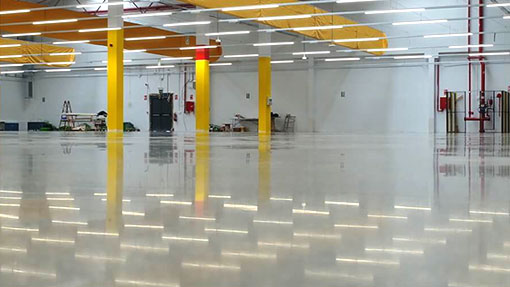 Concrete Polished Dust-Proofing and Hardening