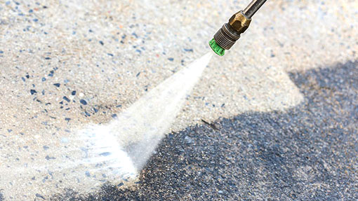 High Pressure Water Blasting Concrete Cleaning