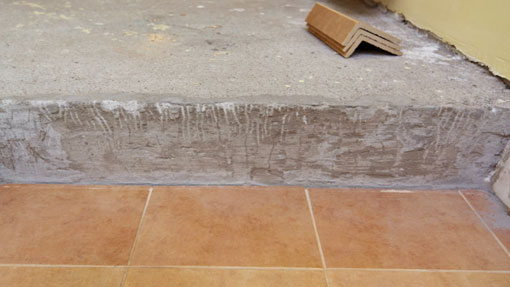 Tile Adhesive Removal from Concrete